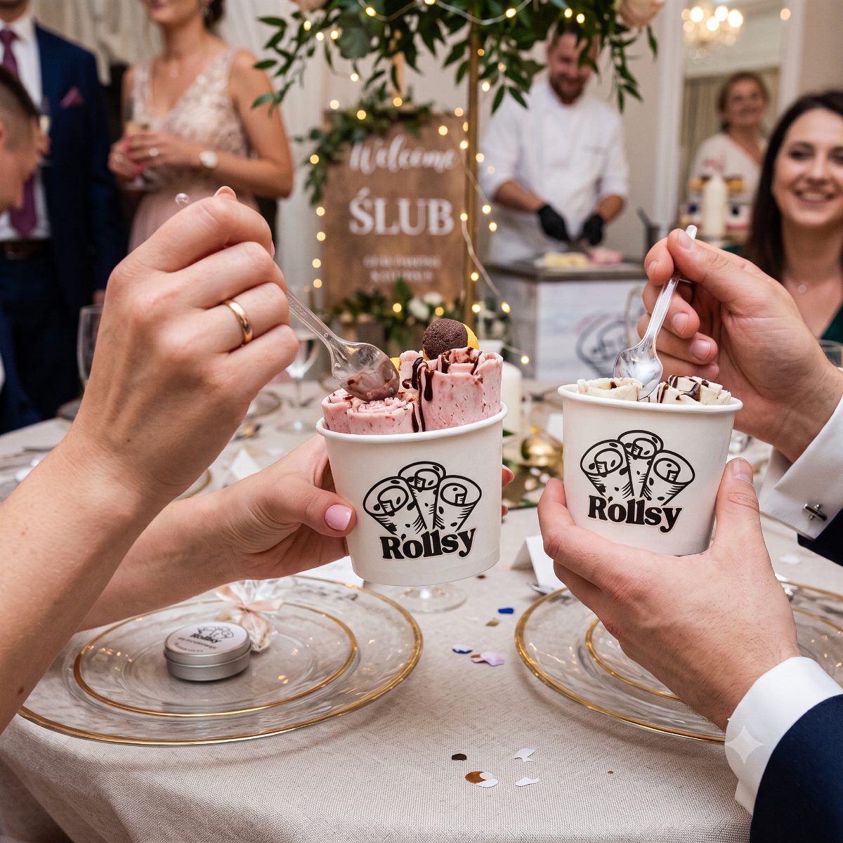 Lody tajskie na wesele na Śląsku, Rollsy